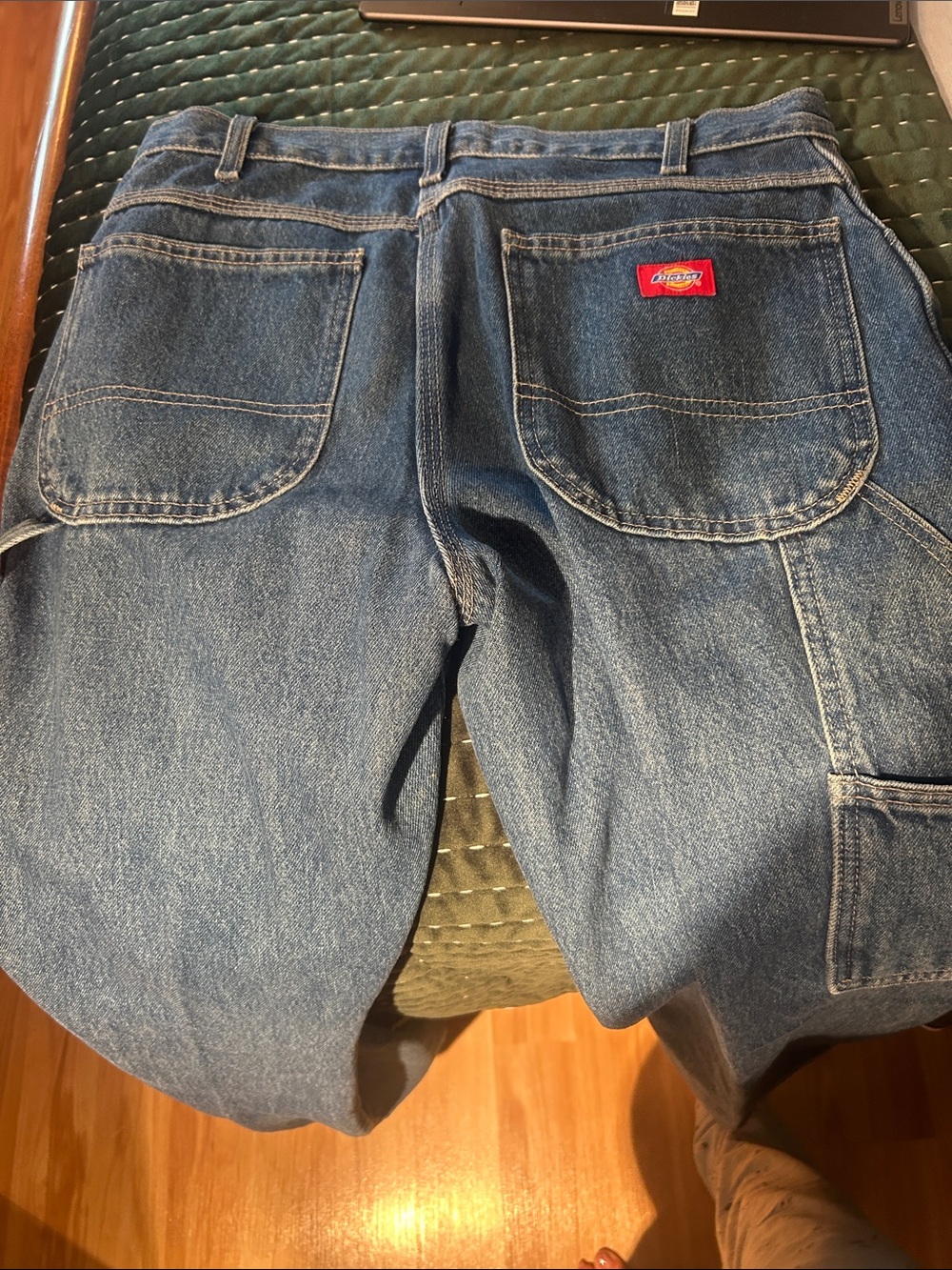 Dickies Men's Blue Relaxed-Fit Carpenter Jeans